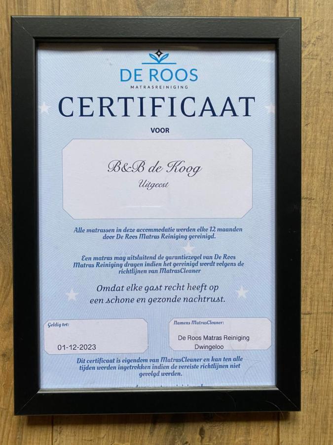 Appartement - B&B De Koog Uitgeest Eksteriør billede